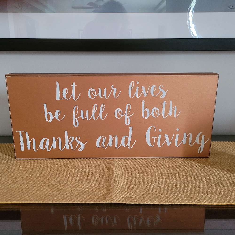 Thanks and Giving Designs by Kathy Sign